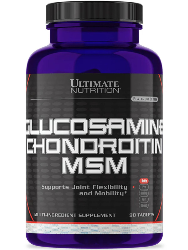 Глюкозамин хондроитин Ultimate Nutrition ULT Glucosamine & Chondroitin & MSM 90 таблеток  #1