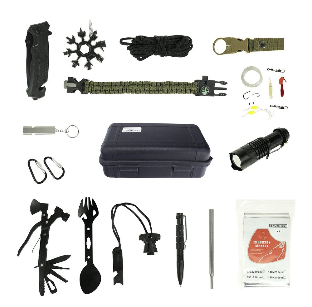 Набор туристический для выживания 16в1 Xiaomi Tactical Survival Kit 16in1 (XMUN08011)  #1