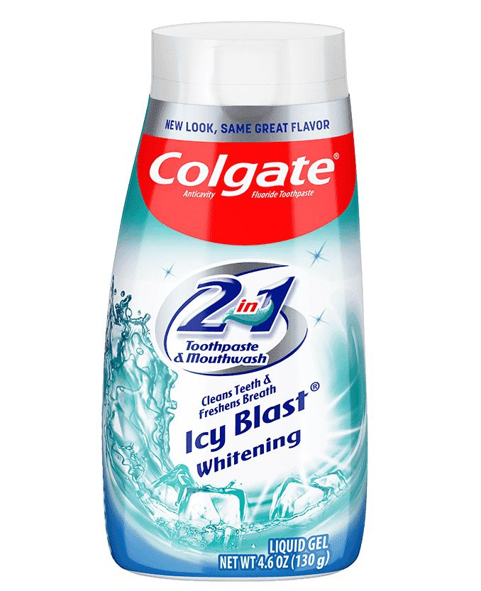 Зубная паста Colgate Icy Blast 2 в 1 Whitening отбеливающая 130грамм. #1