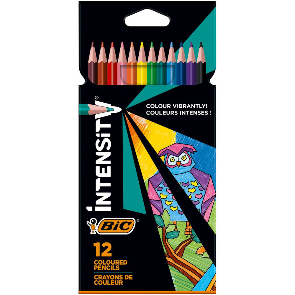 Карандаши цветные BIC Color Up, 12 штук #1