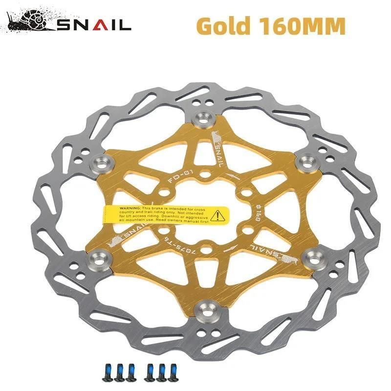 Плавающий диск тормозного диска горного велосипеда SNAIL 160 / 180 / 203MM  #1