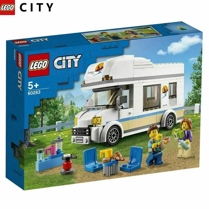 Конструктор LEGO City Great Vehicles Отпуск в доме на колёсах, 190 деталей, 5+, 60283  #1