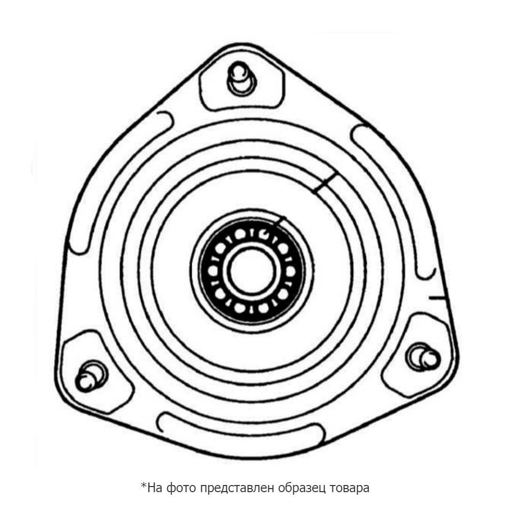 Опора амортизатора переднего (без подшипника) MITSUBISHI Lancer 00- TATSUMI TAG1031, oem MR554860  #1