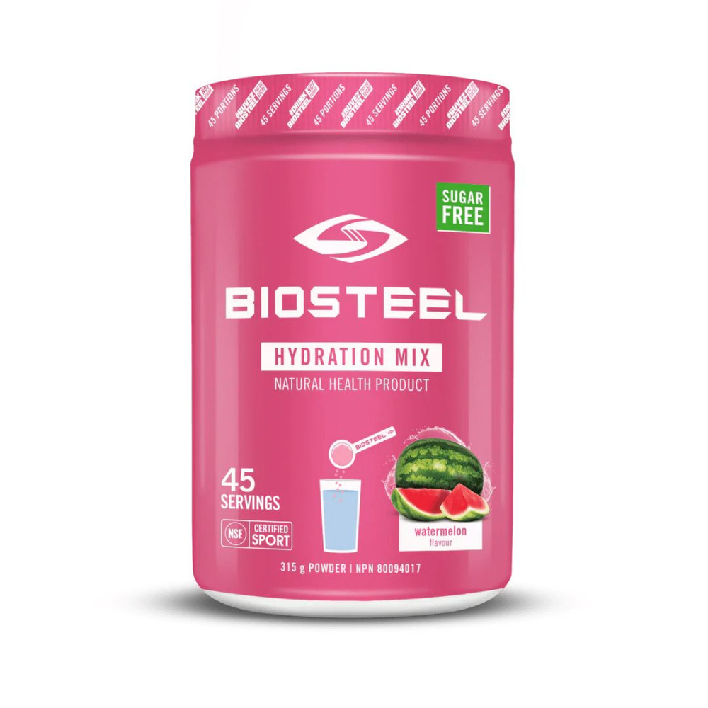 Изотоник без сахара Biosteel Hydration Mix Арбуз с электролитами Витамины магний хелат и цинк, 315 г #1