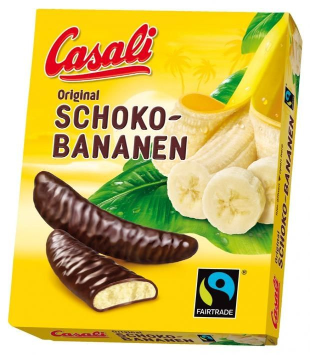 Конфеты Casali Schoko-Bananen Суфле банановое в шоколаде, 150г #1