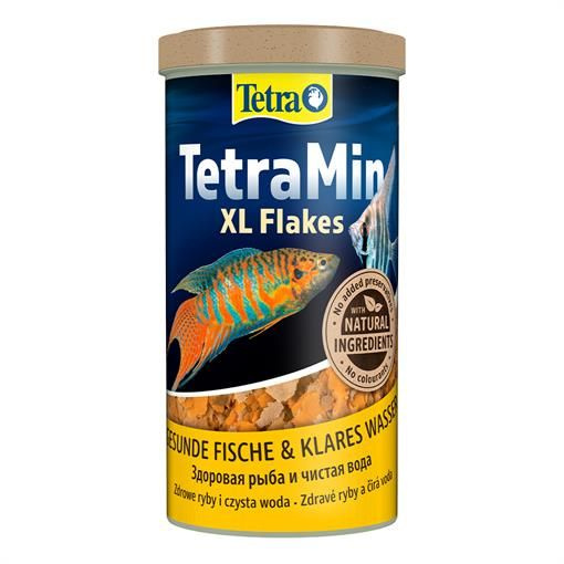 Корм для рыб Tetra TetraMin XL Flakes 1л, крупные хлопья #1