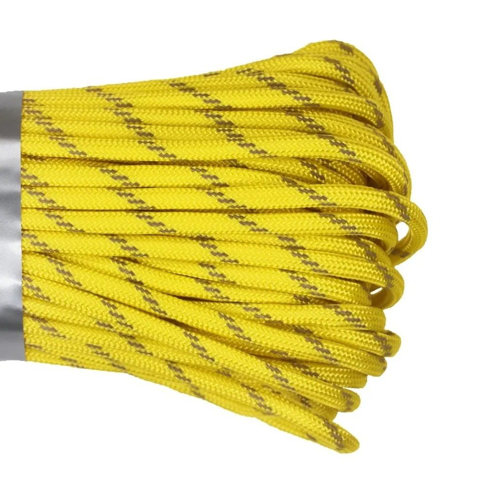 Паракорд 550 CORD nylon 30м RUS световозвращающий (lemon) #1