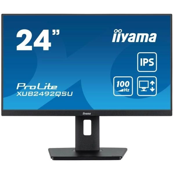 iiyama 23.8" Монитор ProLite XUB2492QSU-B1, черный #1