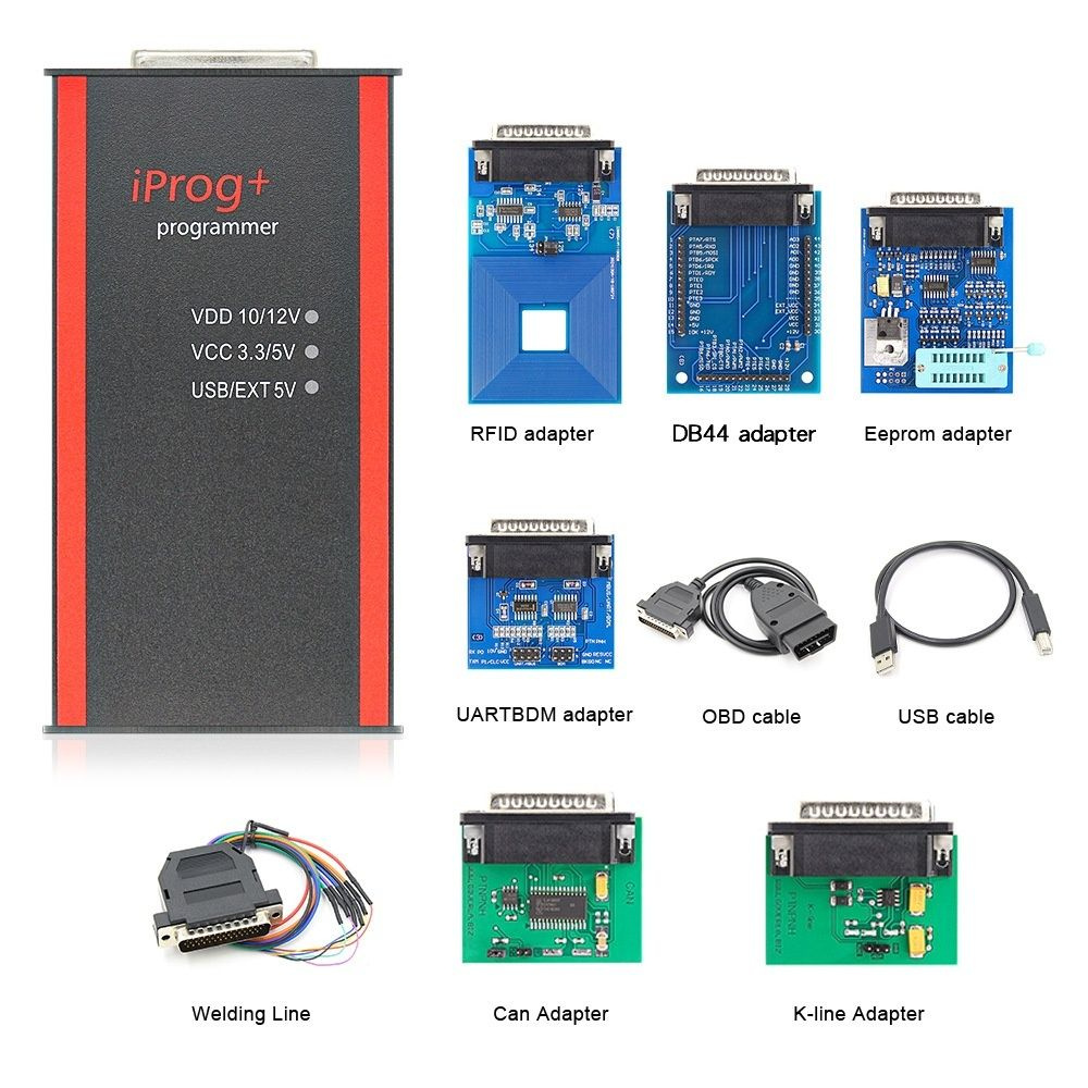 Инструмент Iprog+Pro V87 ECU tool может заменить автомобильный программатор carprog ecu 6 модулей  #1