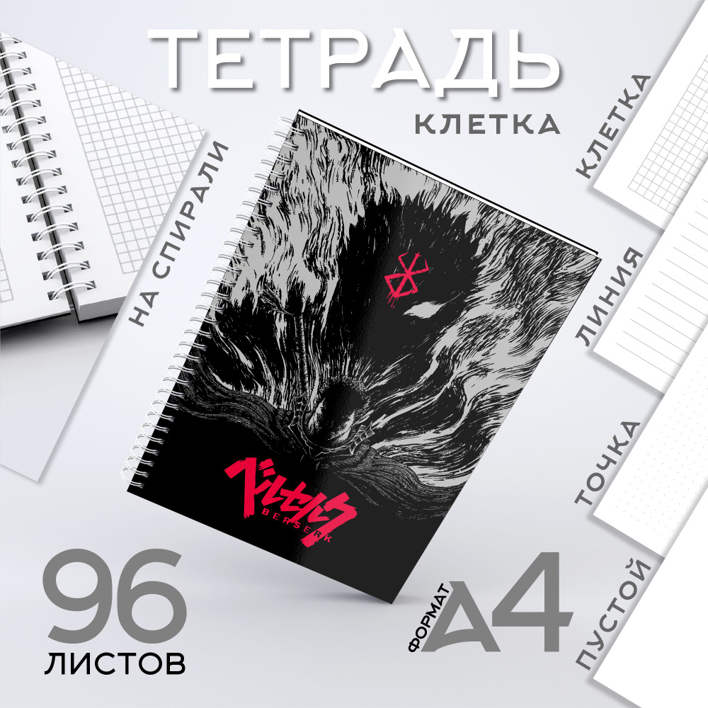 CherryPie Тетрадь, 1 шт., листов: 96 #1