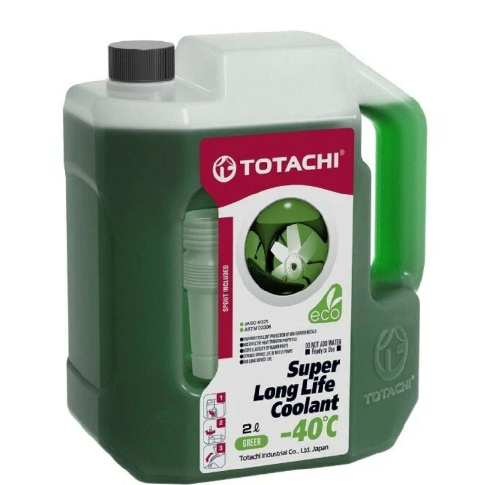 Антифриз зеленый TOTACHI SUPER LONG LIFE COOLANT Зеленый -40C 2кг #1