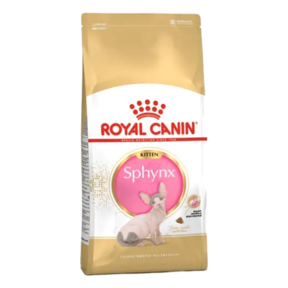 Royal Canin Sphynx Kitten сухой корм для котят пород Сфинкс до 12 месяцев - 400 гр  #1