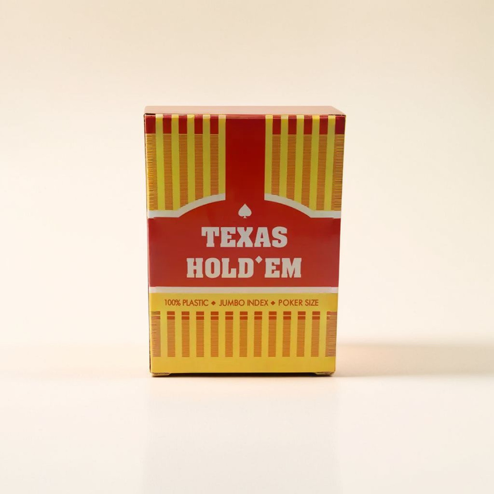 Пластиковые игральные карты Texas Hold'em #1