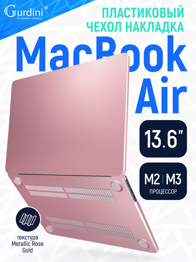 Чехол для макбук air 13 (А2681/А3113) М2/М3 / macbook air 13.6" #1