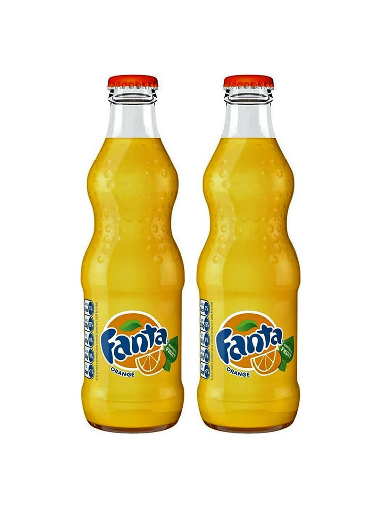 Газированный напиток Fanta Orange, 2 шт x 330 мл, Великобритания  #1