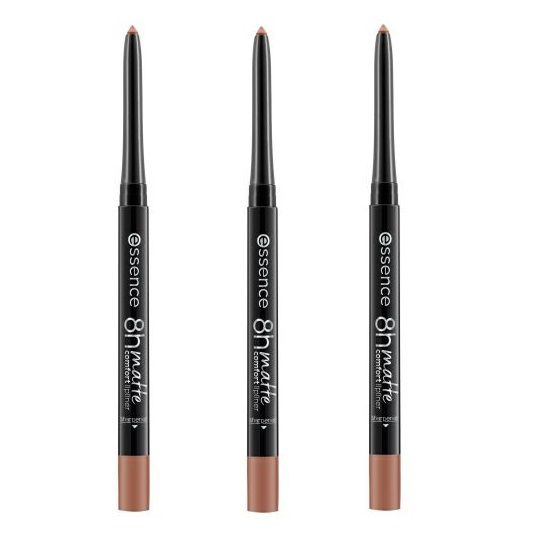 Essence Карандаш для губ 8h Matte Comfort Lipliner, тон 01 Cinnamon Spice, 3 шт #1