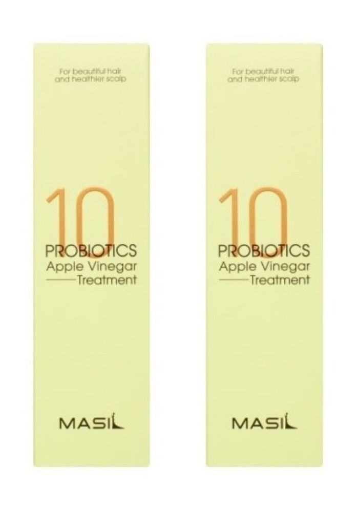 MASIL Маска для волос против перхоти 10 Probiotics Apple Vinegar Treatment, с яблочным уксусом и пробиотиками, #1