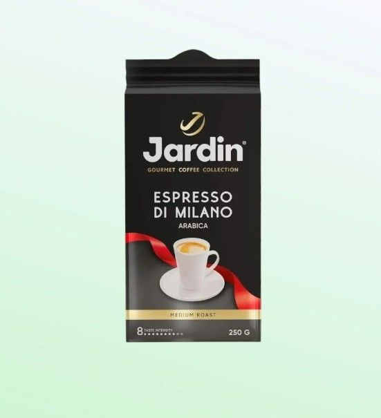 Кофе молотый Jardin Espresso di Milano, 250 гр Экпрессо ди Милано #1