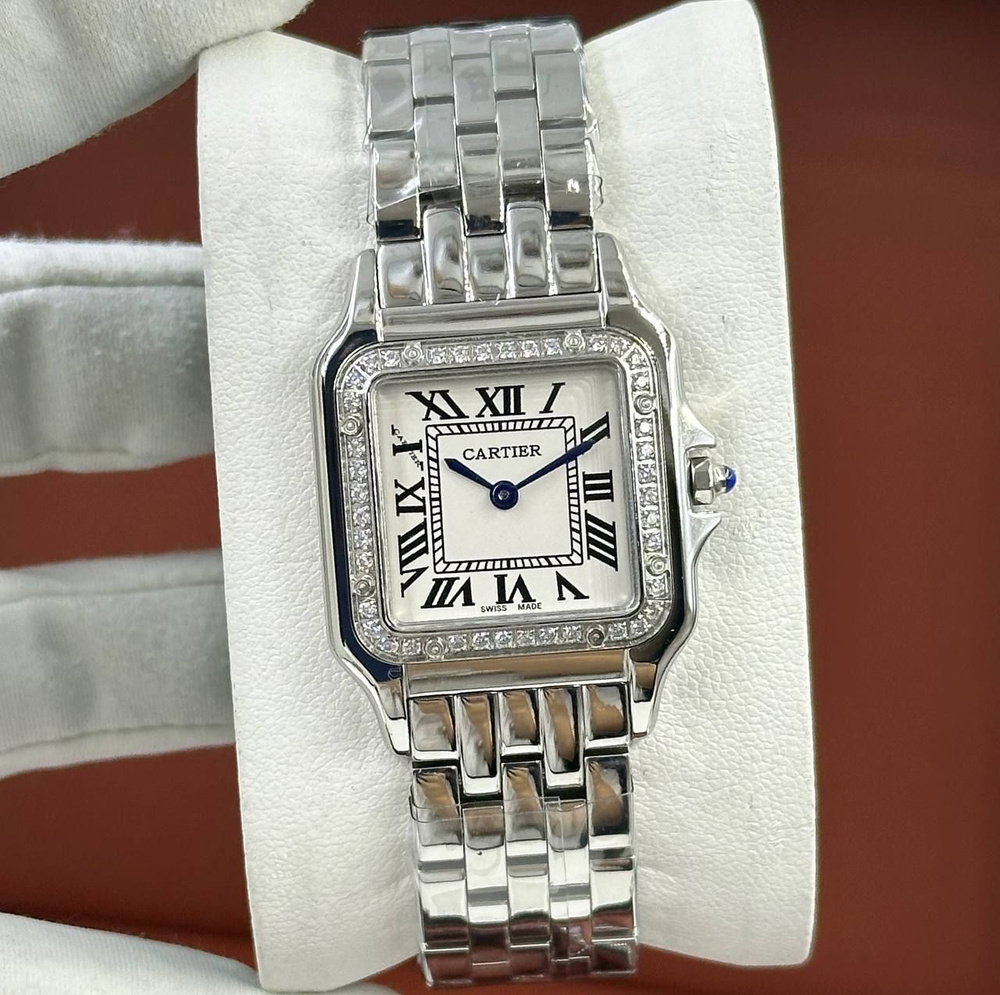 Роскошные Женские часы Cartier De Panter 27mm #1