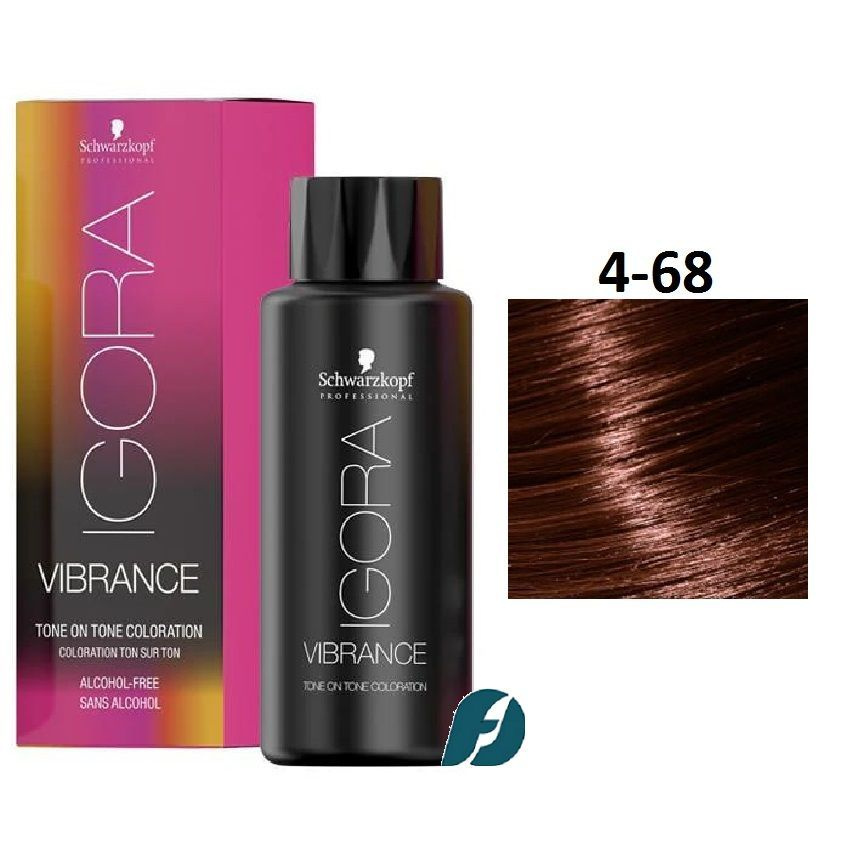 Schwarzkopf Professional Igora Vibrance 4-68 Краска для волос - Cредний коричневый, 60мл  #1