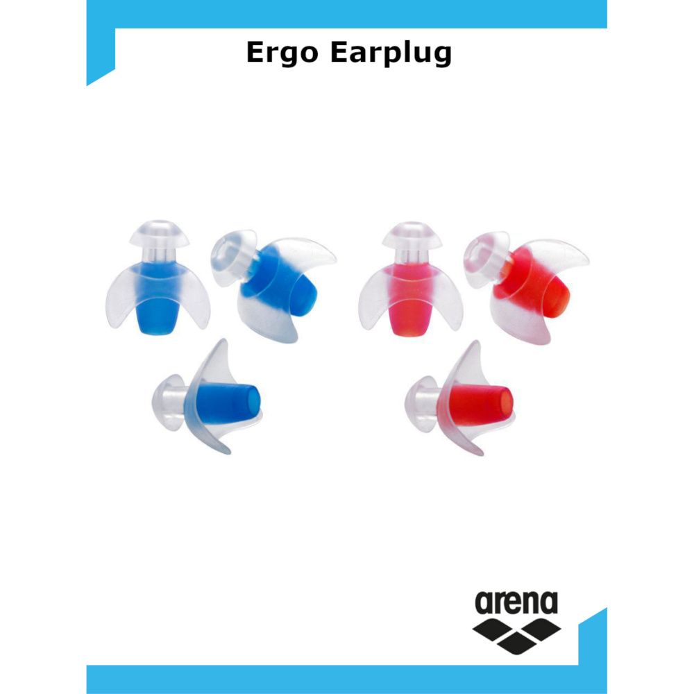 Беруши Arena Ergo Earplug,красно-синий #1