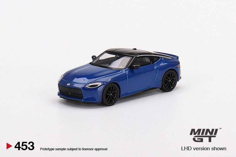 Коллекционная машинка MINI GT 1:64 Nissan Z Performance 2023 Seiran Blue LHD #1