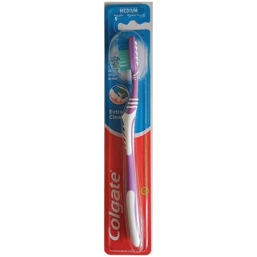 Зубная щетка Colgate Extra Clean medium #1