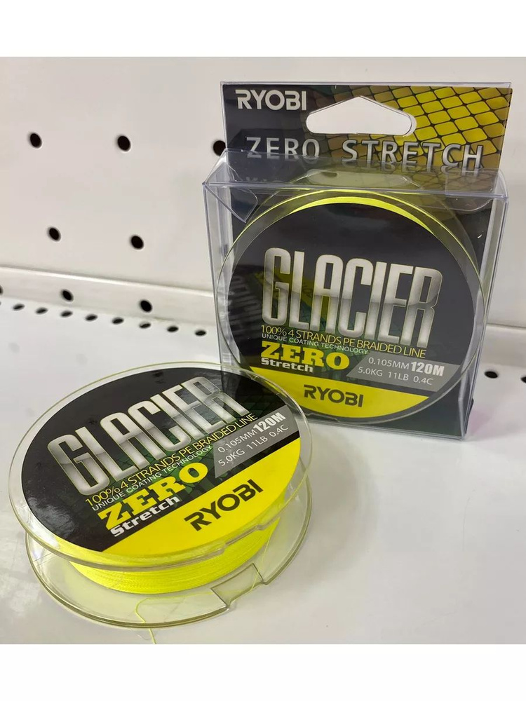 Плетеный шнур Ryobi Glacier 4х 0.105 #1