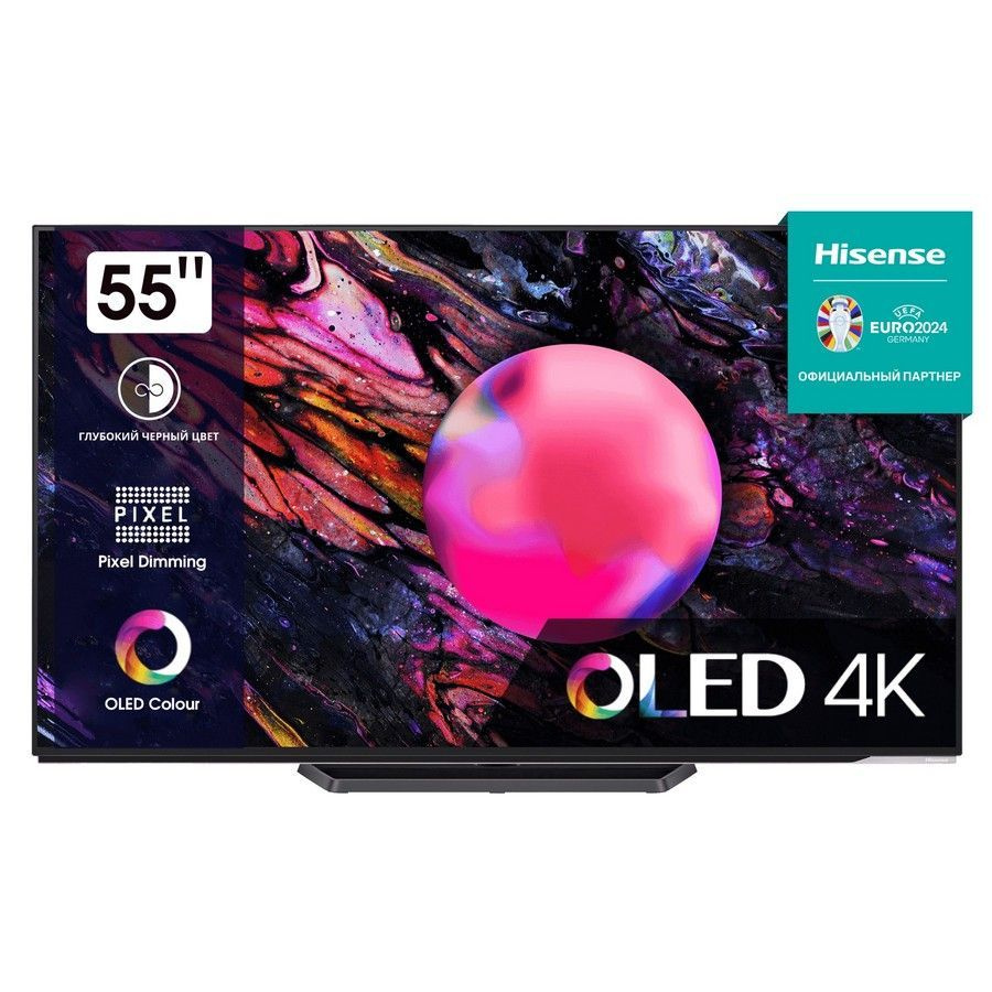 Hisense Телевизор 4K UHD Smart TV 55A85K 55" 4K UHD, черный #1