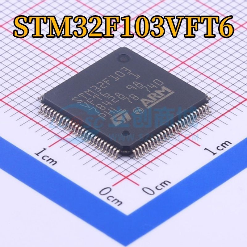 10 шт./лот STM32F103VET6Новая микросхема LQFP100(14x14) в наличии на складе  #1