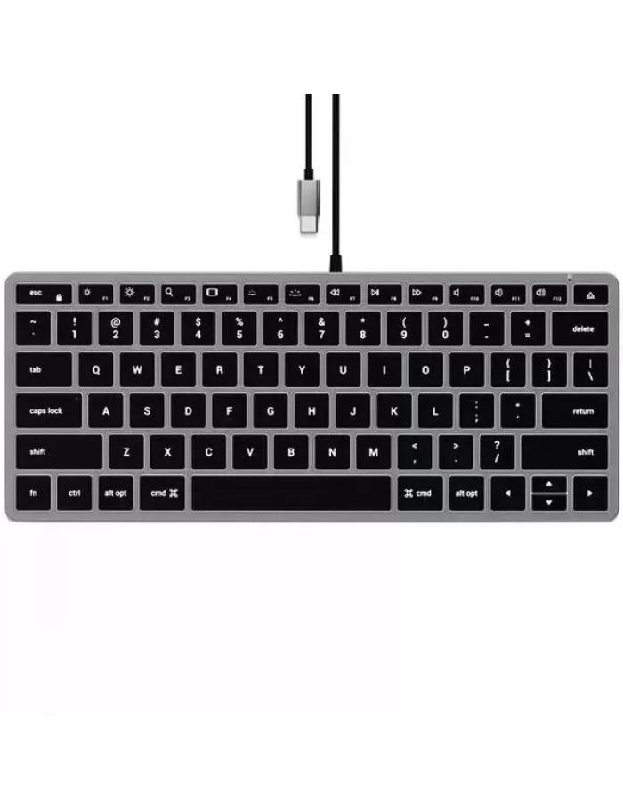 Клавиатура Satechi Slim W1 ST-UCSW1M-RU USB-C Wired Keyboard-RU (Russian) - провод #1