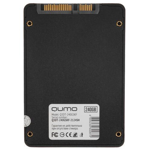 QUMO 240 ГБ Внутренний SSD-диск 240 ГБ, 530 Мбайт/сек, 120 ТБ ([Q3DT-240GSKF])  #1