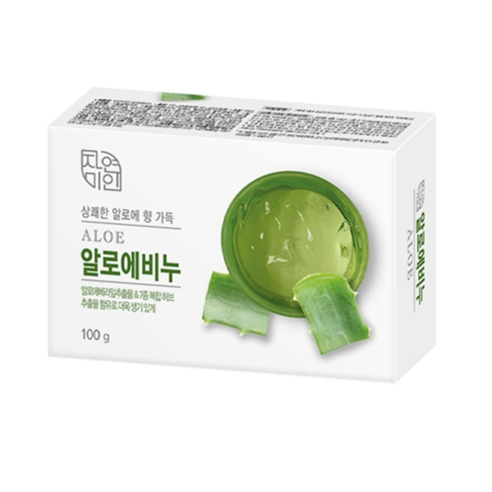 Освежающее туалетное мыло с экстрактом Алоэ вера Mukunghwa Fresh Aloe Soap, 100g  #1