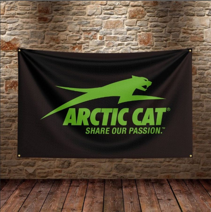 Флаг плакат баннер Arctic Cat #1