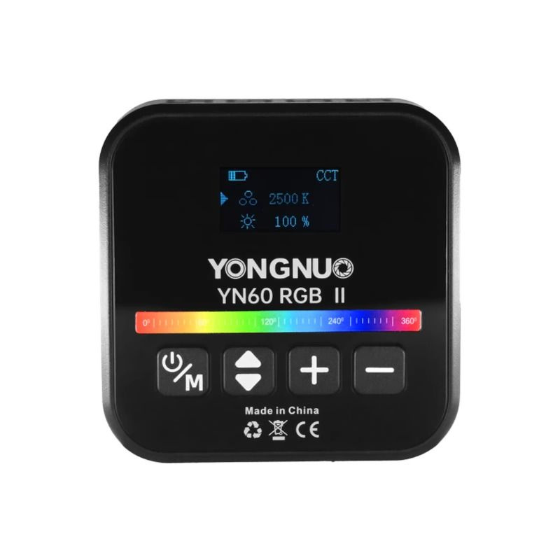 YONGNUO YN60RGB II Видеолампа с отверстием для винта 1/4 дюйма, 68шт бусин, цвет 2500 К-9900 К, 25 эффектов #1