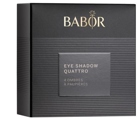 Палетка из 4 оттенков теней для век, тон 02 смоки / BABOR Eye Shadow Quattro, 02 smokey  #1