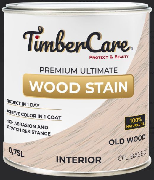 Масло тонирующее высокой прочности для дерева и мебели TimberCare Wood Stain, Старинное Дерево/ Old Wood, #1