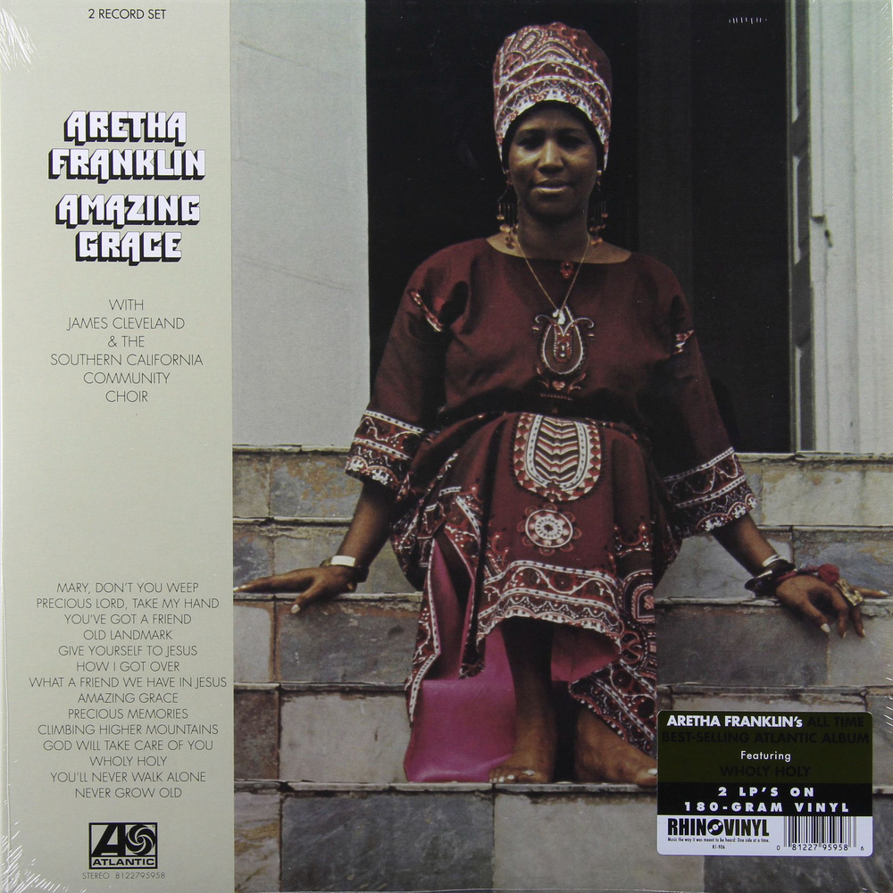 Виниловая пластинка Aretha Franklin / AMAZING GRACE - WHITE VINYL - LTD EDT (2LP), 0603497843572  #1