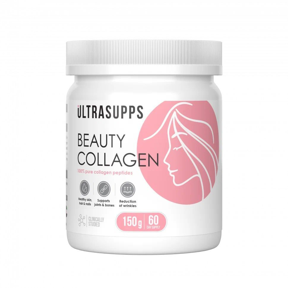 Коллаген порошок гидрализованный 150 г Beauty UltraSupps пептидный для кожи, волос, ногтей, суставов #1