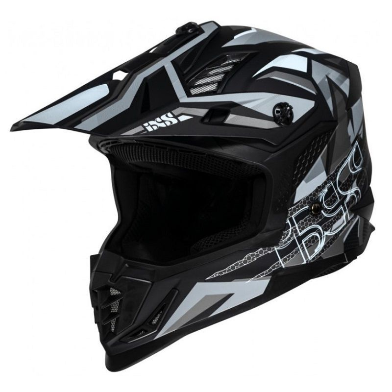 Шлем кроссовый IXS iXS363 2.0 черно-серый XL #1