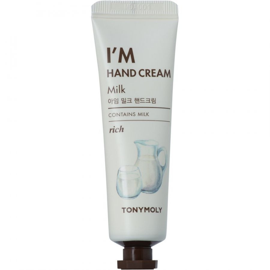 Tonymoly Увлажняющий крем для рук I'm Hand Cream Milk, с экстрактом молочного протеина, 30 мл  #1