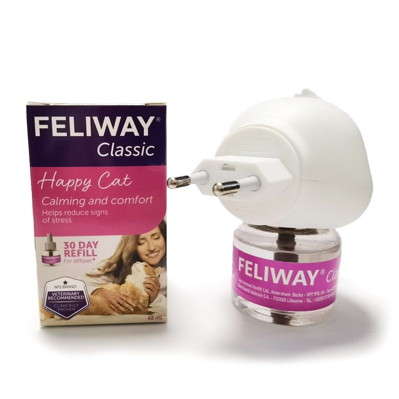 Феромоны корректор поведения для кошек Feliway Classic, набор диффузор ...