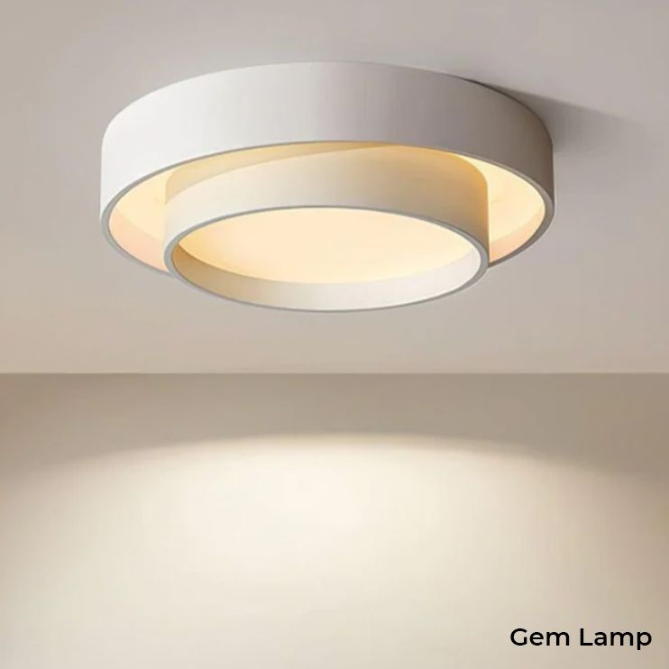 Люстра светодиодная потолочная Double White d50 Gem Lamp