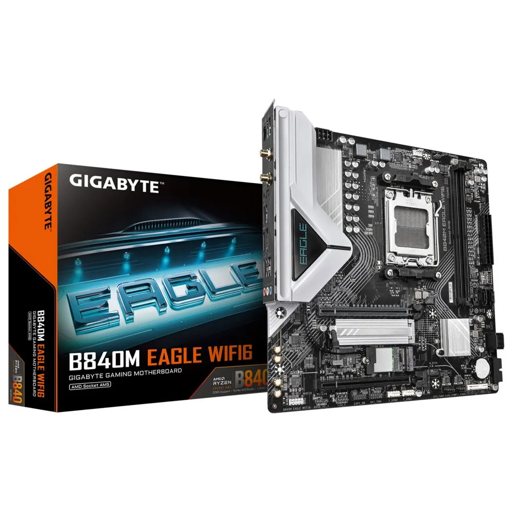 Gigabyte B840M EAGLE WIFI6 AMD B840 AM5 DDR5 Материнская плата