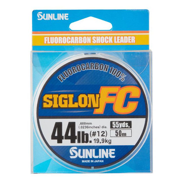 ФлюорокарбонSunlineSiglonFC202050м0.600мм19.9кг/44lb