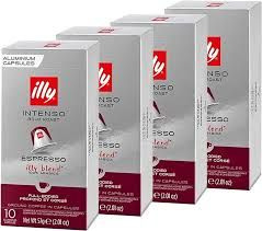 Кофе в капсулах Illy Nespresso Intenso, 228 гр, 4 пачки #1