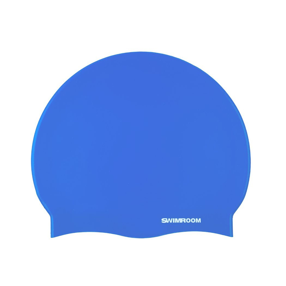 Силиконовая шапочка увеличенного размера SwimRoom "SwimRoom L", цвет синий  #1
