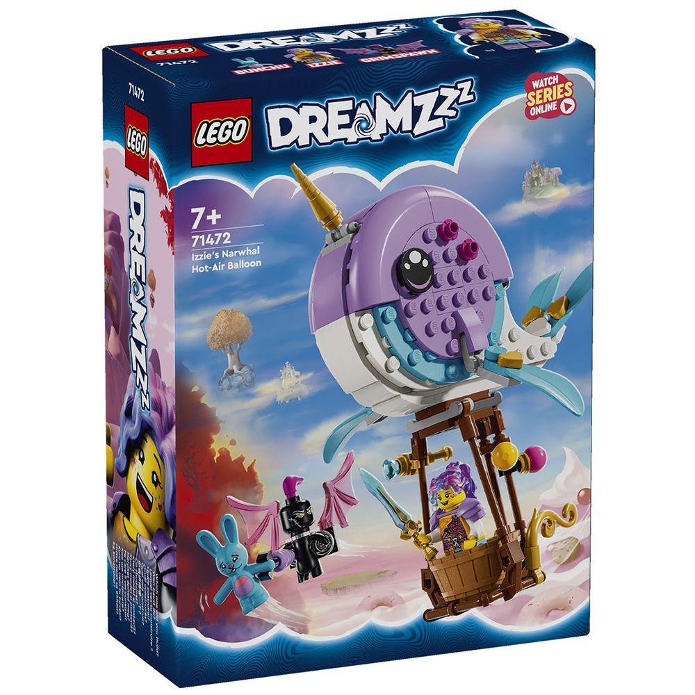 Конструктор LEGO DREAMZzz 71472 Воздушный шар Нарвал Иззи #1