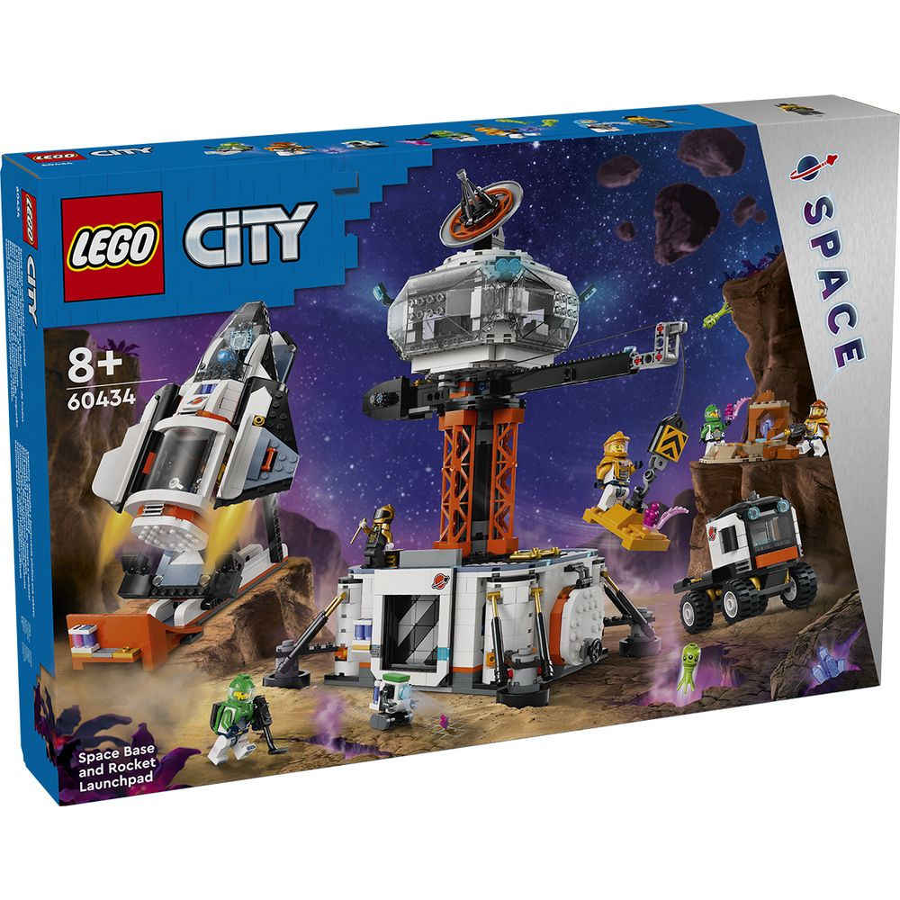 Конструктор LEGO City 60434 Космическая база и стартовая площадка для ракет  #1