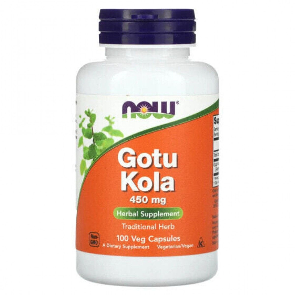 Now foods Gotu Kola 450 мг 100 капс #1